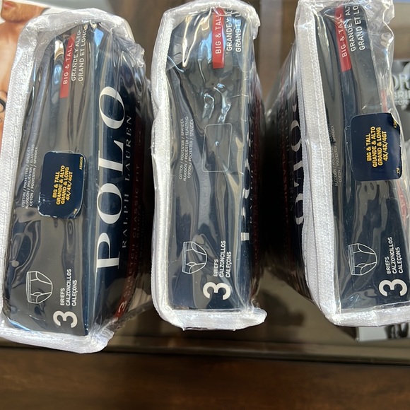 Bundle (3) POLO RALPH LAUREN STRETCH CLASSIC FIT BRIEFS. - Picture 8 of 10
